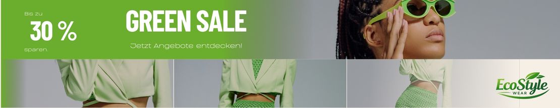 Entdecke nachhaltige Lieblingsstücke zu reduzierten Preisen – nur im Green Sale.